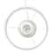 Simple Designs 16" Textured Linear Ceramic Table Lamp